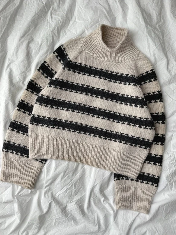 Oppskrift på Key Sweater til dame fra PetiteKnit - SATURNIA GARN
