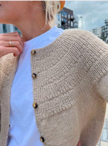 Ankers Cardigan My Size I Alpakka Fra PetiteKnit - SATURNIA GARN